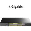 VeraTech CUDY-19 - CUDY Switch videosorveglianza L2 Gigabit PoE+ a 24 porte con 4 porte combo