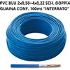 VeraTech AL42542/100 - ERAYA CAVO ALLARME 2x0,50+4x0,22 DOPPIA GUAINA BLU SCH. ECA CONF. 100mt