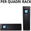 VeraTech UPSINFORPRO - RRPOWER UPS SINUS CONV 1000VA - 800W CONVERTIBILE IEC USB PROFONDO 35cm (PER QUADRI RACK)