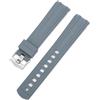 FEFHFKZCZZ Cinturini In Gomma E Silicone Da 20 Mm Adatti For Omega, For Seamaster 300 For Moonwatch(GRAY)