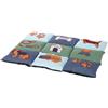 TRIXIE - Coperta Patchwork Blu/Verde 55 * 80Cm Tx37069