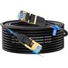 cat gruciso Cavo Ethernet da 12 metri, Cat 8, cavo di rete LAN, 40 Gbps, 2000 MHz, con connettore RJ45 Cat 8, compatibile con Steam Deck, PS5, PS4, Xbox X/S, PC, TV Box, Router, Server NAS