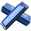 Tioamy Armonica Blues Armonica Chiave di Do 10 fori 20 toni Polifonia Arpa diatonica per Blues Folk Jazz Pop Music Strumento Regalo