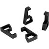POENVFPO Staffa per Gambe di Raffreddamento della Console Piedini di Supporto Stabili Supporto per Console di Gioco Dissipazione Efficace del Calore per per Vecchio Modello (BLACK)
