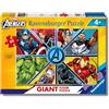 Ravensburger - Avengers, Giant Floor Puzzle Per Bambini 4+ Anni, 60 Pezzi