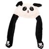ORFOFE Cappello Peluche con Orecchie Saltanti e Cappellino Beanie Morbido e Leggero Accessorio Divertente per Costume e Idea