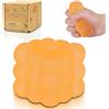 Graphinza Squeeze Toys for Kids - Soft 2.36in Durable Fidget Squeeze Toys with Sturdy Design, Suitable for Boys & Girls 3+, Autism-Friendly Stress Relief Play, Classroom Rewards & Adult Use (Yellow)
