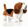 RLOMUTE Peluche Basset Hound cane morbido e carino adatto per San Giocattolo regali per feste compagni camera da letto per auto decorazione casa regalo per bambini ragazzi ragazze marrone 30cm
