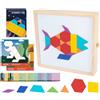 Tangram Magnetico Legno Forme Geometriche Tangram Magnetico Sviluppo Cognitivo
