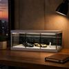 Scatola Display 1/64 LED Integrato Vetrina Modellini Auto 1/64 Visibilità