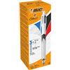 BIC 4 Colori Penne Multicolore con Matita Grafite Set 12 Penne a Sfera a Scatto