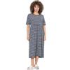 gs1 data protected company 4069787000005 Jersey-Kleid, Streifen,überschnitten NAN Donna (Pacco da 1)