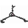 Rosvola Carrello Treppiede Pieghevole VX-600 con Base a Puleggia Regolabile a 3 Ruote per stabilità della Fotocamera Alluminio Leggero