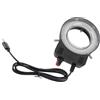 POENVFPO Microscopio a LED a LED Regolabile USB Leggero Figurato 144 per Vari Microscopi Neri