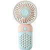 Akfldms Ventilatore Portatile Carino A Ricarica USB Mini Ventilatore USB Piccolo Dispositivo di Raffreddamento B