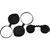HOUDERCO Tappi per Lenti Binoculari 10x42 in Gomma Nera, Set 1 | Diametri Obiettivo 51, 71mm e 45, 40mm, Oculari 41, 11mm e 44, 88mm, per Binocolo e Telescopio