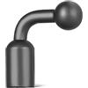 Mumuve Adattatore per treppiede 17 mm a sfera per montaggio a testa 1/4 adattatore a vite per treppiede Selfie Maniglia Grip Supporto per testa a sfera Stan 17mm Adattatore testa a sfera a 1/4 -20 Foro per