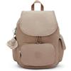 Kipling City Pack S Zaino, Zaino da Giorno Piccolo Leggero con Tasche Multiple, Spallacci Regolabili & Zaino da Viaggio Quotidiano Compatto - Tan Beige