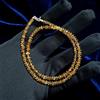 Bundela Gems Collane girocollo da donna con perline e pietre preziose a forma di bottone l...
