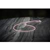 Bundela Gems Collane pietre preziose rotonde sfaccettate in tormalina rosa ottobre 32""