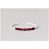 Bundela Gems Bracciale fatto a mano 3-4 mm con pietre preziose Rondelle sfaccettate in arg...