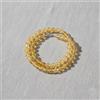 Bundela Gems Collana da donna giallo citrino liscio tondo perle pietre preziose fiducia in...