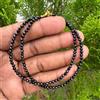 Bundela Gems Collana uomo e donna perle A+ tormalina nera sfaccettata pietra preziosa roto...