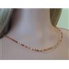 Bundela Gems Corniola boema sfaccettata rotonda pietre preziose perline collane fatte a ma...