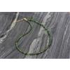 Bundela Gems A++ Serpentine Sfaccettate Rondelle Gemelli Pietra Nascita Collane 32''