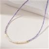 Bundela Gems Bellissime collane fatte a mano con perle rotonde sfaccettate in tanzanite e ...