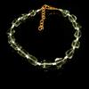 Bundela Gems Bracciale unisex con perline e pietre preziose lisce giallo naturale limone e...