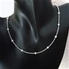 Bundela Gems Collane fatte a mano con perle rotonde sfaccettate in labradorite blu e perle...