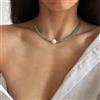 Bundela Gems Avventurina verde naturale e perle rondelle lisce pietre preziose collane di ...