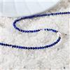 Bundela Gems A++ Lapislazzuli e perle sfaccettate pietre preziose rotonde collane 2-3 mm 2...