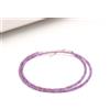 Bundela Gems Collane di perle rotonde sfaccettate ametista delicata da 2-3 mm 24"" uomo e ...