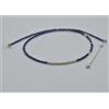 Bundela Gems Collana fatta a mano 18" con perline e pietre preziose rotonde placcate in la...