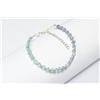 Bundela Gems Tanzanite e acquamarina sfaccettata Rondelle gemma perline 2 bracciale...