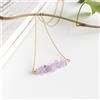 Bundela Gems Collana girocollo donna A++ rosa ametista liscia non tagliata chips pietre pr...