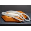 Bundela Gems Collana girocollo vera acquamarina liscia pietre preziose rotonde perline...