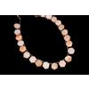 Bundela Gems Collana AAA Peach Moonstone sfaccettata a forma di stella pietra preziosa...