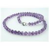Bundela Gems Collane fatte a mano con perline e pietre preziose rotonde lisce viola natura...