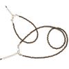 Pacchetto Collane placcate argento placcate perle rotonde micro sfaccettate ematite dor...