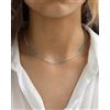 Bundela Gems A++ 2-3 mm bianco e blu topazio sfaccettato rotondo pietre preziose perline...