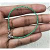 Bundela Gems Bracciale 2-3 mm verde Gambia micro smeraldo sfaccettato rotondo pietre...