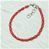 Bundela Gems Bracciale Innovazione Medica Perline Pietra Preziosa Forma Tamburo Liscio Cor...