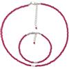 Pacchetto Bellissime collane fatte a mano con perle di pietre preziose rotonde micro sf...