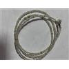 Pacchetto Collane pietre preziose rotonde micro sfaccettate in rutilo oro 24""