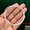 Bundela Gems Collana Chakra Corona Perline Pietra Preziosa Tonda Sfaccettata Quarzo Traspa...