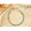 Pacchetto Collane placcate oro placcate perle rotonde perle labradorite blu e perle 18""