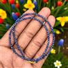 Bundela Gems Collana girocollo curativa A++ Lapislazzuli micro sfaccettate pietre preziose...